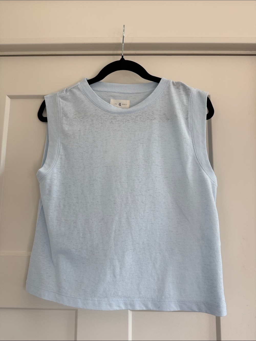 Lou & Grey Dusty Powder Blue Crewneck Tank Size Small